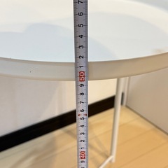 【美品】円形　トレーテーブルの画像