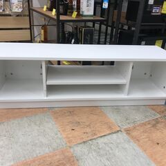 ＼家具＊家電のお店／【ｼﾞｬﾝｸﾞﾙｼﾞｬﾝｸﾞﾙ石川金沢店】テレビ台 ホワイト   W(幅)108×D(奥行き)30×H(高さ)33cmの画像