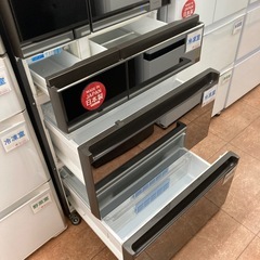 🌟ミラー扉🌟Panasonic/パナソニック🌟450Lフレンチドア冷蔵庫🌟NR-F453HPX-X🌟2017年製🌟日本製🌟7702の画像