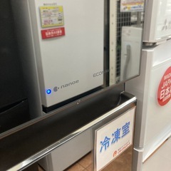 🌟ミラー扉🌟Panasonic/パナソニック🌟450Lフレンチドア冷蔵庫🌟NR-F453HPX-X🌟2017年製🌟日本製🌟7702の画像