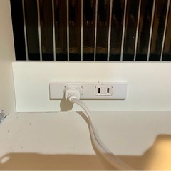 コンセント付き　収納の画像