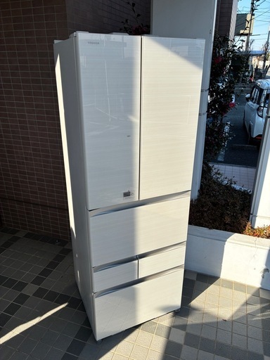 配達可能！東芝 TOSHIBA 大型冷蔵庫 GR-HDR460FV 458L