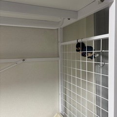 ニトリ　ベッド上収納(1、2枚目とは違い色は白です。)綺麗です。の画像