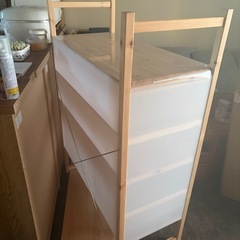 無印良品　木製ラック　棚　収納棚　収納ラックの画像
