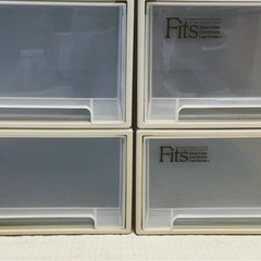 ★６個セット【天馬 フィッツケース】幅39×奥行74×高さ23cm 押入れ 収納ケース 衣装ケースの画像