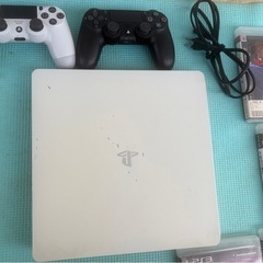 【中古】PS4 ブレイステーション4 500GB CUH-2200 G・ホワイトの画像
