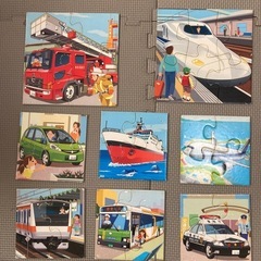 くもん　パズル　ステップ1 のりもの　　の画像