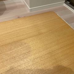 棚付き天然木センターテーブルの画像