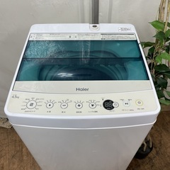 R063 ☀️ Haier 洗濯機 （洗濯4.5㎏) 19年製 JW-C45A ⭐ 動作確認済 ⭐ クリーニング済の画像