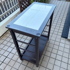 シンプルお洒落なキッチンラック（キッチンボード）の画像