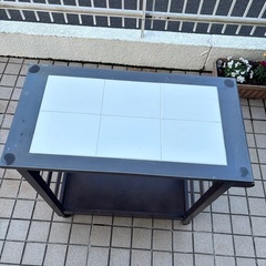 シンプルお洒落なキッチンラック（キッチンボード）の画像