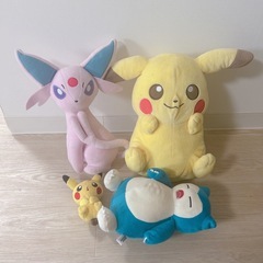 アンパンマン  ポケモン　
ぬいぐるみセットの画像