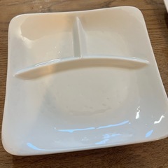 真っ白なランチプレート　2枚セット の画像