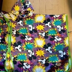 ディズニーフリースポンチョ大人用の画像