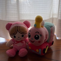 アンパンマンぬいぐるみ　あかちゃんまん　ポッポちゃんの画像