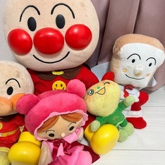 アンパンマン　ぬいぐるみ色々まとめての画像