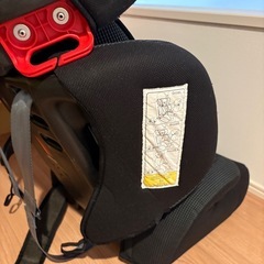 チャイルドシート黒の画像