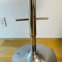 カウンターチェア　ホワイト 2個セットの画像