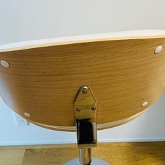 カウンターチェア　ホワイト 2個セットの画像