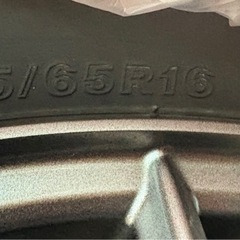バリ溝 215/65R16 ブリヂストンVRX2 スタッドレスタイヤホイールセット 2022年製造 4本の画像