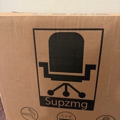 オフィスチェア リクライニング 椅子 360度回転 ブルーの画像