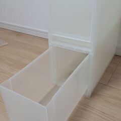 無印　ポリプロピレン　収納ストッカー　2段の画像