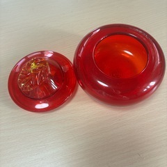 琉球ガラス 小物入れ 飴玉入れ 飾りの画像