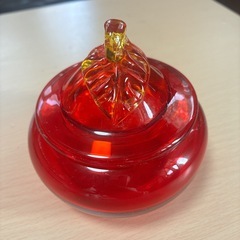 琉球ガラス 小物入れ 飴玉入れ 飾りの画像