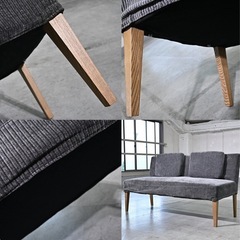 ★CRASH GATE 10万「BARREL/バレル」高級2人掛けベンチソファ★の画像