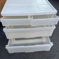 無料　3段　収納ケース　チェストの画像