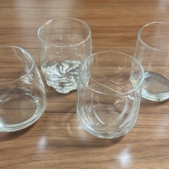 【多数出品中】ロックグラス4点セット　形はバラバラの画像