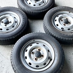 ダイハツ　純正ホイール付タイヤ4本セットの画像