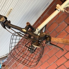 折りたたみ自転車 白 FB-206Rの画像