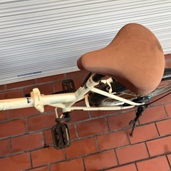 折りたたみ自転車 白 FB-206Rの画像