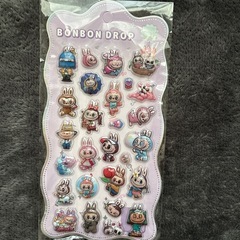 ラブブ シール ぷくぷくシール 3枚セットの画像