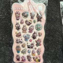 ラブブ シール ぷくぷくシール 3枚セットの画像