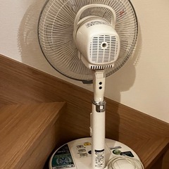 山善　DC扇風機　30cmリビング扇 YLRX-BKD30の画像