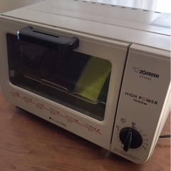 中古電子レンジ　トースターの画像