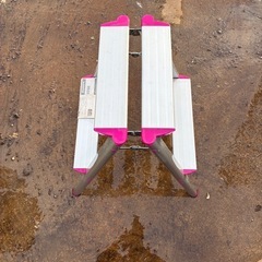 格安！早い者勝ち！アルミ2段踏台の画像