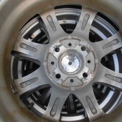 155-65-14 スタッドレスタイヤ　バリ山　2021年製の画像