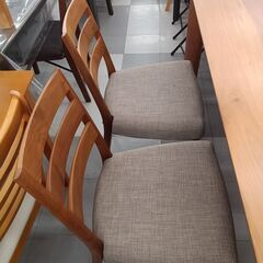 ★リユースのサカイ千葉中央店★ karimoku カリモク　DU5205 ダイニングテーブルセット ナチュラル H70×D90×W150 クリーニング済み TC5963の画像