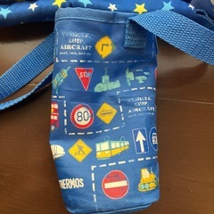 THERMOS 子ども用水筒 青の画像