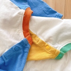 ベビー  長袖 ロンパース 恐竜 70㎝ 2枚セットの画像