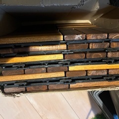 未使用　ウッドパネル　ジョイント式の画像