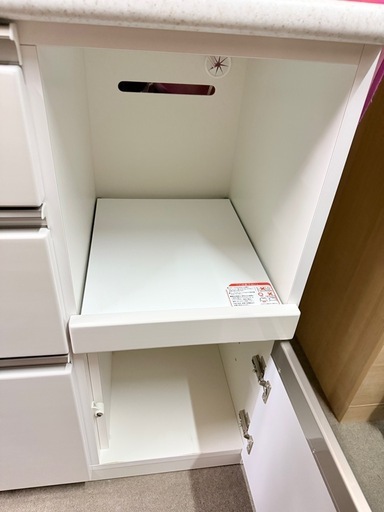 キッチンカウンター　幅100 奥45 高さ91cm (アルミナ2 100CT WH)