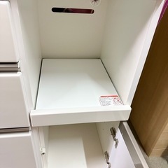 キッチンカウンター　幅100 奥45 高さ91cm (アルミナ2 100CT WH)の画像