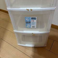 アイリスオーヤマ　5段収納クリアケースの画像
