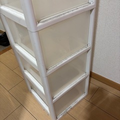 アイリスオーヤマ　5段収納クリアケースの画像