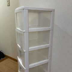 アイリスオーヤマ　5段収納クリアケースの画像