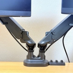 【終了】144Hz 27型モニター×2枚 & モニターアーム セットの画像